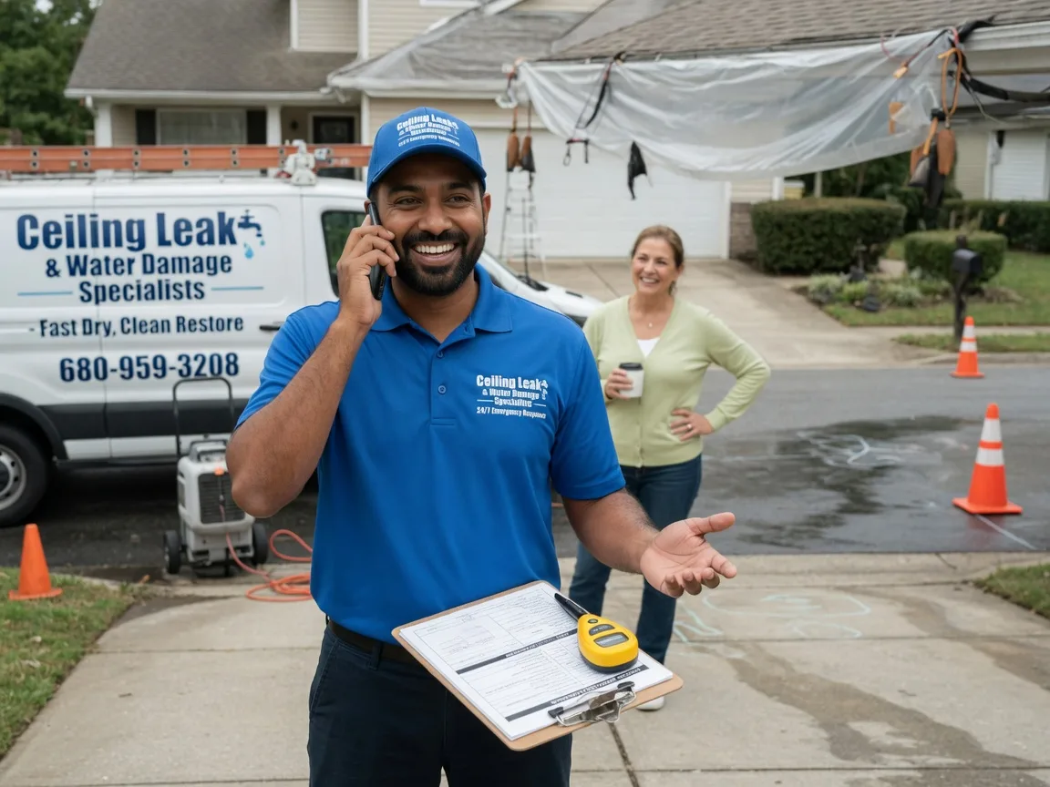 Ceiling Leak Cleanup Wrightsville, GA FAQs